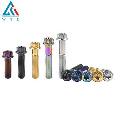 Bolltau flange Ffansi Titaniwm