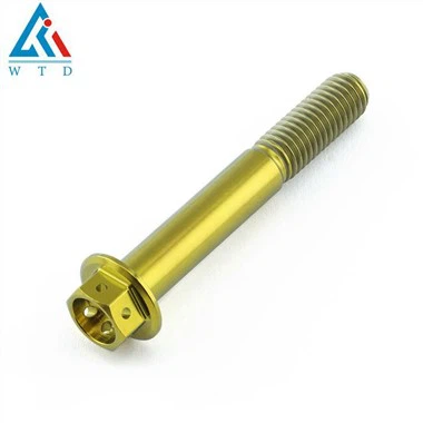 Bolltau Titaniwm wedi'u Drilio